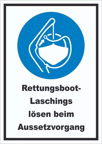 Rettungsboot laschings lösen - rettungsboot-laschings,