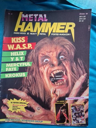 Metal hammer magazin - metal,