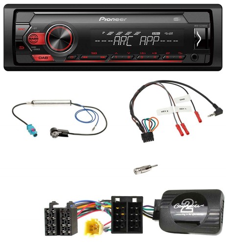 Pioneer dab 1din - pioneer, lenkrad