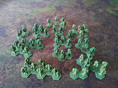 Modulares wald terrain set - modulares,