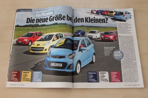Auto bild 2011 peugeot 107 - bild, 23/2011