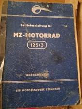 MZ RT 125 BETRIEBSANLEITUNG