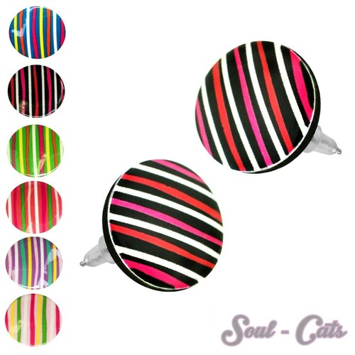 Paar stylische ohrstecker - 1,