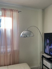 Stehlampe Silber Chrome