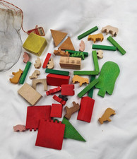 Holz Bausteine Bauernhof