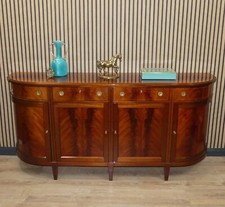 Monumentales Stilmöbel Sideboard 4 türig 2,07m Anrichte hoch 70er Jahre Mahagoni