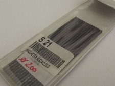 15 Stahlstäbe 8 cm 2,00 mm