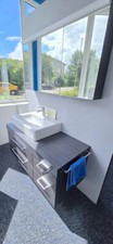 Burgbad SYS30 Badmöbel 120cm, Waschtisch 70, Spiegelschrank, Armatur, usw.