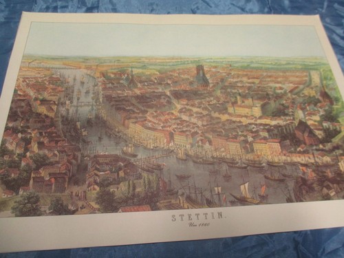 Historische ansicht stettin - ansicht, ,