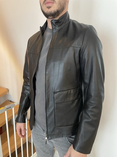 Hugo boss lederjacke herren - boss,