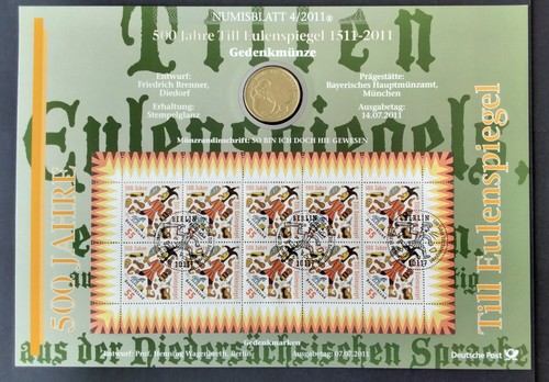 Brd deutschland numisblatt - deutschland,
