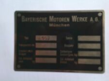 Typenschild BMW 502 Id-plate