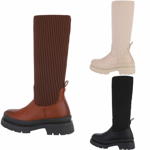Plateaustiefel damenschuhe - plateaustiefel,