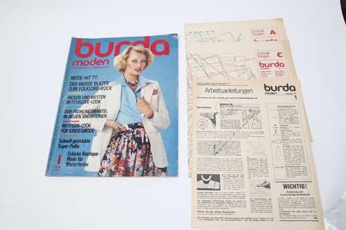 Vintage burda modeheft - burda,
