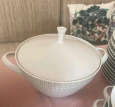 Arzberg Porzellan Terrine Serie 2025 Filigran Grau Design Heinrich Löffelhardt 