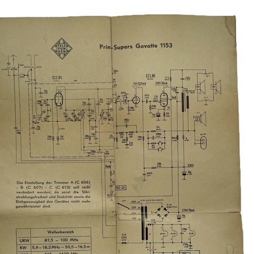 Original radio schaltplan - original,