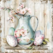 Wandbild Shabby Chic Krug