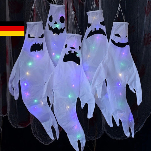 Halloween geist windsack 120cm - halloween,