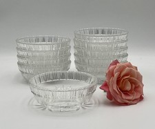 10 x Dessertteller Kristall