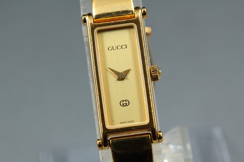 Vintage gucci 1500l gold dial - vintage,