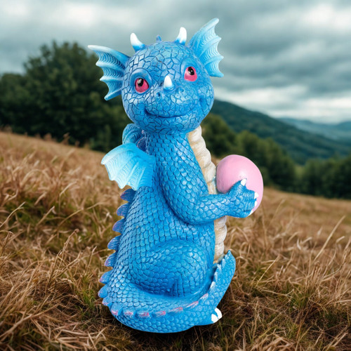 Dekofigur drache willi - dekofigur,