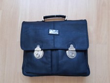 Lehrertasche Aktentasche ideal für Schule Studium und Büro Farbe schwarz