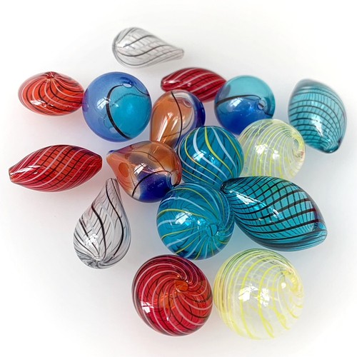 Hohlglasperlen lampwork - ,