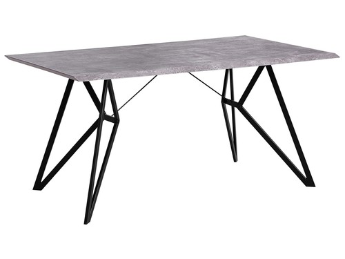 Esstisch betonoptik schwarz - esstisch, betonoptik/schwarz