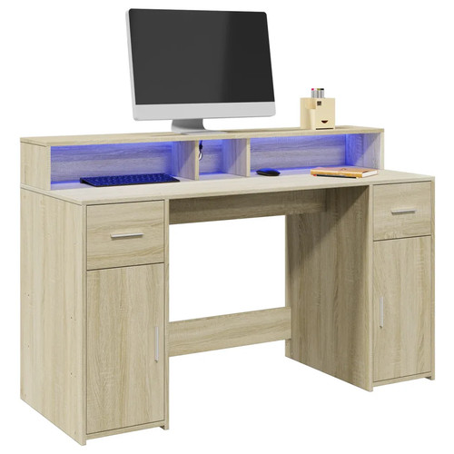 Led schreibtisch computertisch - led,