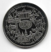 Liberia 5 Dollars 2001