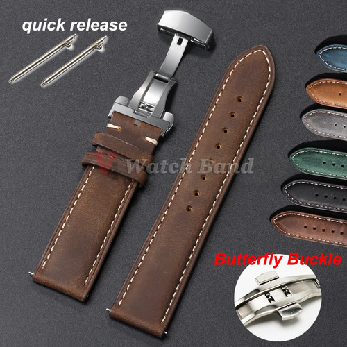 Uhrenarmband leder 22mm 20mm - uhrenarmband,