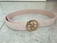 Neuw Gürtel Damen Guess Rosa Gold Gr 80