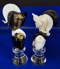 MURANO  GLAS SCHACHFIGUREN -