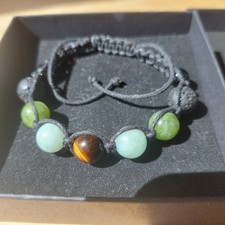 Gemstone Macrame Bracelet