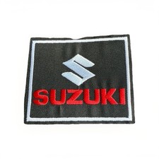 Neu Suzuki Motor Racing Aufnäher/Bügelbild gestickte Patches 7,4 cm x 8,8 cm
