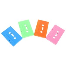  4 Stück leere Retro-Kassetten: Leere Tonbandhüllen für Wandkunst,