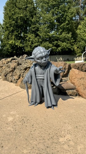 Yoda life size statue diy - life,