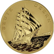 Sammlermünze Segelschiff