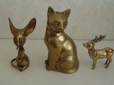 3 Messing Figuren Konvolut