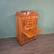 27406 Sekretär Biedermeier 1820 Kirschbaum furniert Antik
