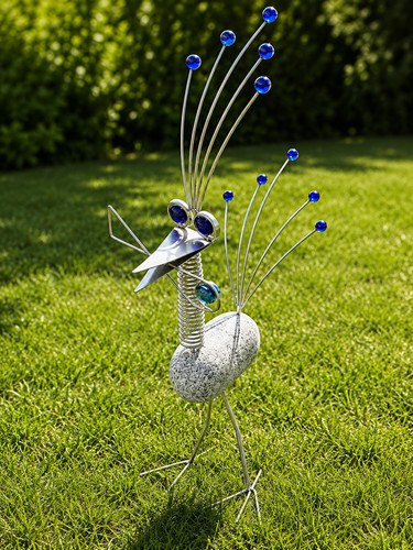 Wippvogel mit fisch - wippvogel,