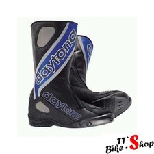 Daytona "Evo Sports" Motorradstiefel in Schwarz-Blau, Größe 40 41 42 43 44 45 46
