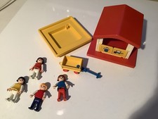 Playmobil 3497 Spielplatz 80 er Jahre Spielhaus Sandkasten Bollerwagen