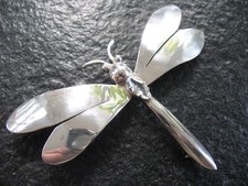 Brosche Silber 925 Handarbeit