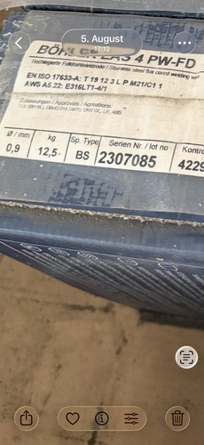 Böhler eas 0 9mm - pw-fd, 0,9mm