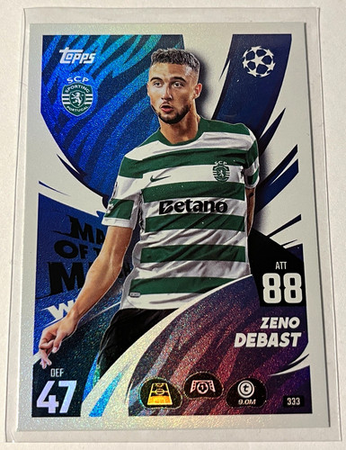 Topps trading card match - card, attax