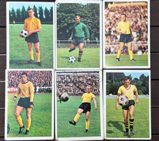 BVB Borussia Dortmund Konvulut 6 Bergmann Bilder Saison 1967/68