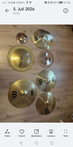 Paiste becken set mit tasche - paiste,