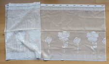 2 x Kurzgardine Bistrogardine ca 1,84 x 60/61  cm