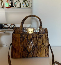 traumhaft schöne Handtasche von Michael Kors - braunes Schlangeleder - wie neu